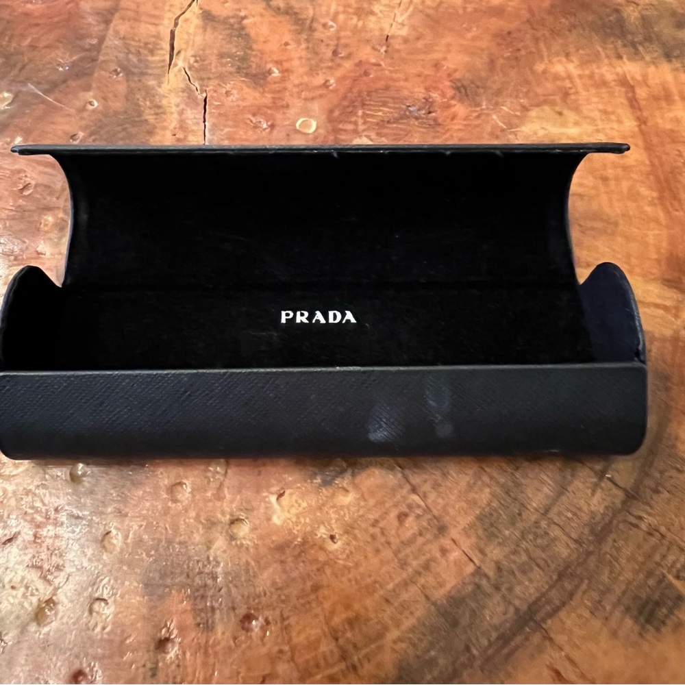 Prada Silver Rectangular Glasses - image 2